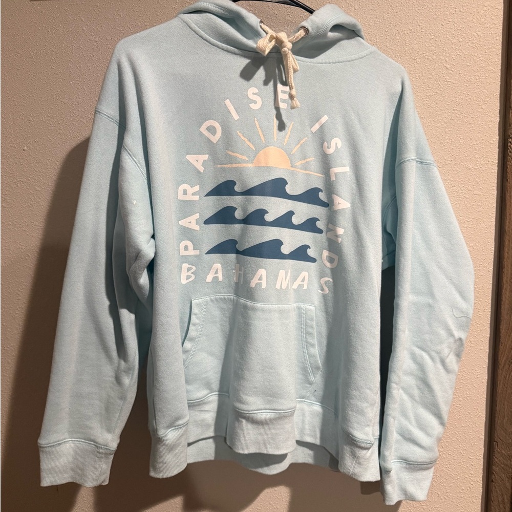 Ocean Drive Light Blue Bahamas Hoodie